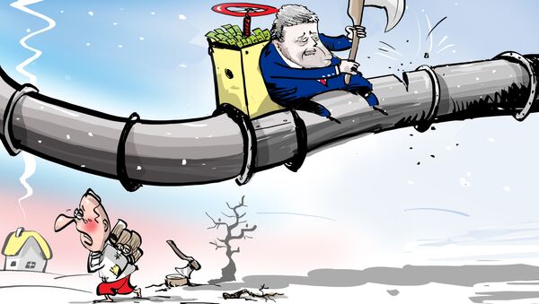 ¡Poroshenko, tengo frío! ¿Para qué congela el presidente ucraniano a su propio pueblo? - Sputnik Mundo