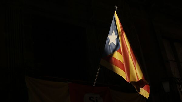 Bandera independentista catalana - Sputnik Mundo