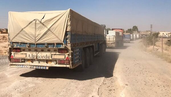 Convoy humanitario en Siria - Sputnik Mundo
