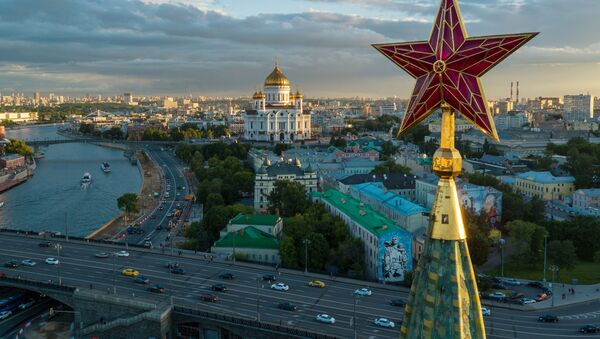 Una de las estrellas del Kremlin de Moscú, Rusia - Sputnik Mundo