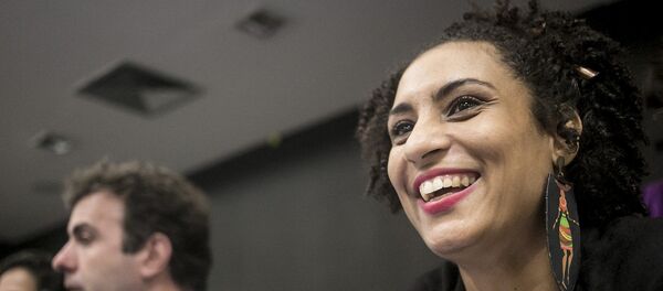 Marielle Franco, la concejal de Río de Janeiro por el partido Socialismo y Libertad asesinada el 14 de marzo de 2018 Marielle Franco, la concejal de Río de Janeiro por el partido Socialismo y Libertad asesinada el 14 de marzo de 2018 - Sputnik Mundo