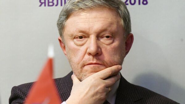 Grigori Yavlinski, del partido Yábloko - Sputnik Mundo