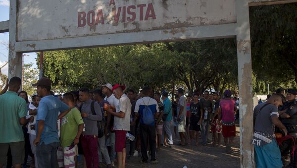 Refugiados venezolanos en Brasil - Sputnik Mundo