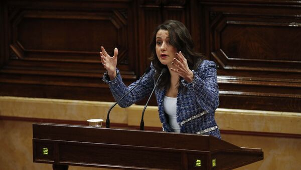 Inés Arrimadas, la líder de la oposición en el Parlamento catalán del partido Ciudadanos (archivo) - Sputnik Mundo