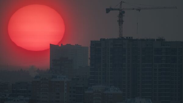 La puesta del Sol en Moscú - Sputnik Mundo