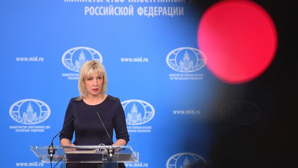 María Zajárova, la portavoz del Ministerio de Exteriores de Rusia - Sputnik Mundo