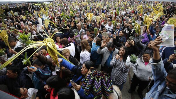 Celebración de Semana Santa en Colombia - Sputnik Mundo