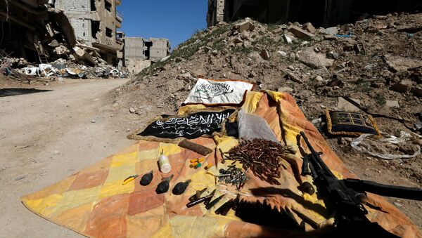 Las municiones de los terroristas en Siria (archivo) - Sputnik Mundo