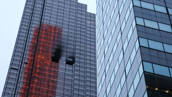 Incendio en Torre Trump en Nueva York - Sputnik Mundo