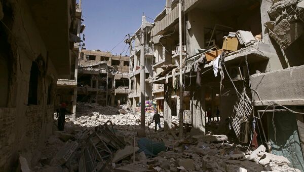 Situación en la ciudad siria de Duma - Sputnik Mundo