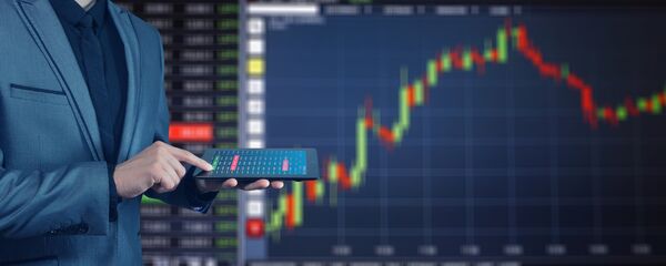 Un gráfico financiero (imagen referencial) Un gráfico financiero (imagen referencial) - Sputnik Mundo