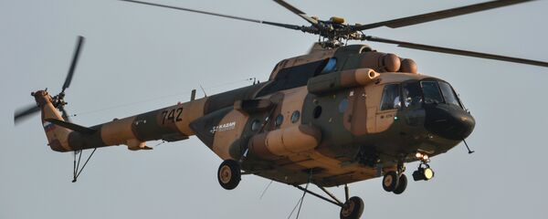 Un helicóptero ruso Mi-17V5 Un helicóptero ruso Mi-17V5 - Sputnik Mundo