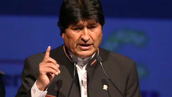 Evo Morales, presidente de Bolivia - Sputnik Mundo