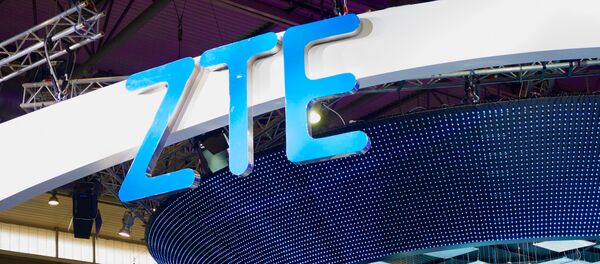 El logotipo de la empresa china ZTE El logotipo de la empresa china ZTE - Sputnik Mundo