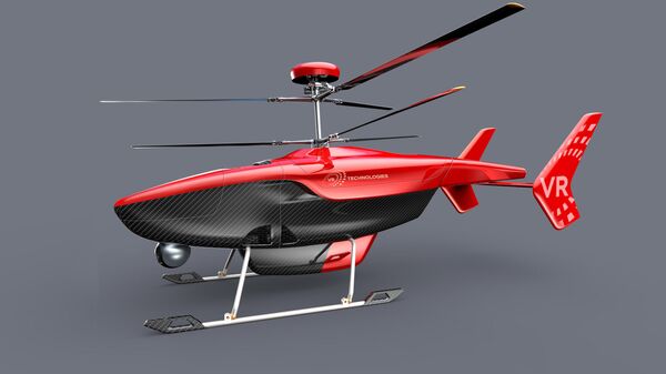 Helicóptero no tripulado VRT300 (imagen gráfica) Helicóptero no tripulado VRT300 (imagen gráfica) - Sputnik Mundo