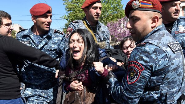 Demonstraciones en Armenia - Sputnik Mundo