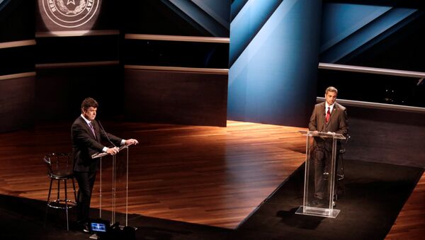 Los candidatos presidenciales paraguayos Mario Abdo Benítez y Efraín Alegre - Sputnik Mundo