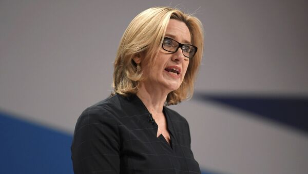 Amber Rudd, la secretaria del Interior del Reino Unido - Sputnik Mundo