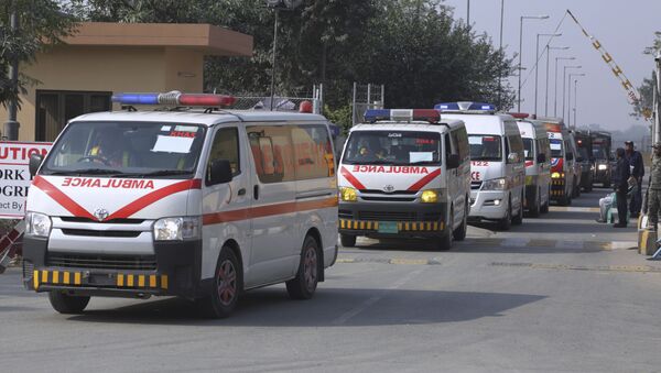 Ambulancia pakistaní (imagen referencial) - Sputnik Mundo