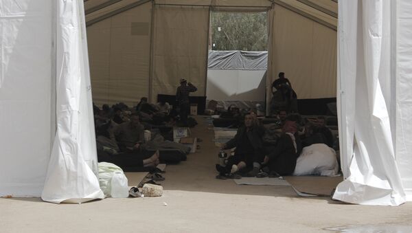 Un campamento para refugiados sirio - Sputnik Mundo