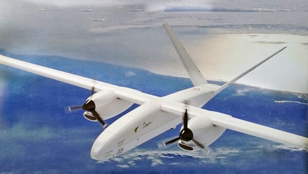 Una imagen del dron pesado ruso Altius-M / Altaír - Sputnik Mundo