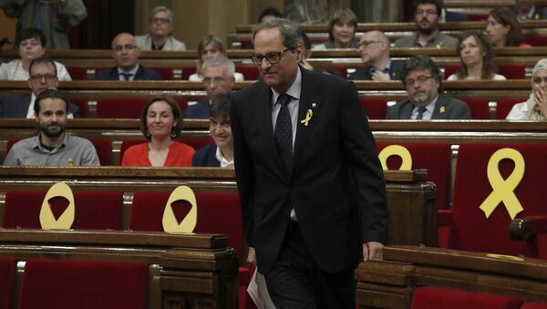 Quim Torra, el candidato a la Presidencia de la Generalitat - Sputnik Mundo