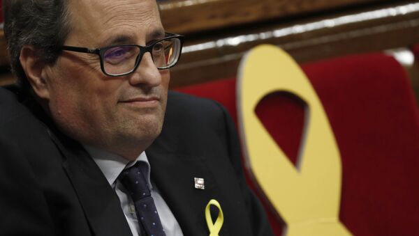 Quim Torra, el candidato a la Presidencia de la Generalitat - Sputnik Mundo