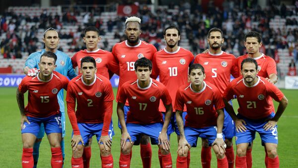 La selección de fútbol de Costa Rica - Sputnik Mundo