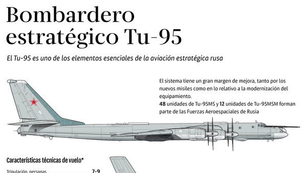 Bombardero estratégico Tu-95 - Sputnik Mundo