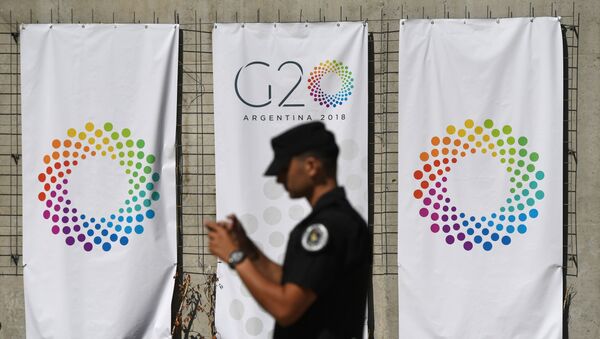 Logo del G20 (2018) - Sputnik Mundo