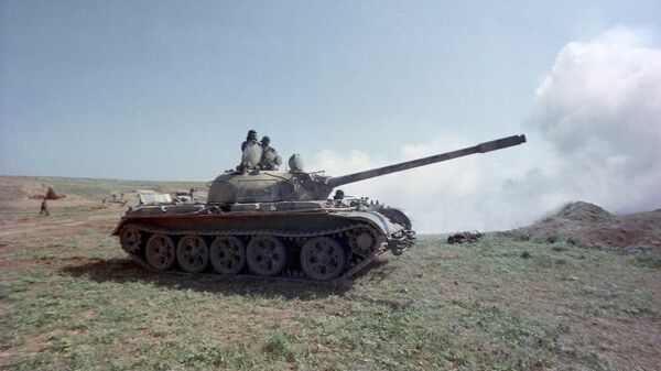 El tanque sirio T-55, creado en la URSS - Sputnik Mundo