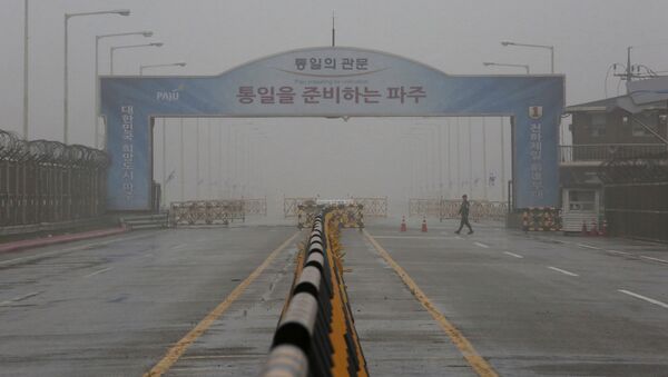El puente en Corea del Sur que lleva a la zona desmilitarizada cerca de Panmunjom - Sputnik Mundo