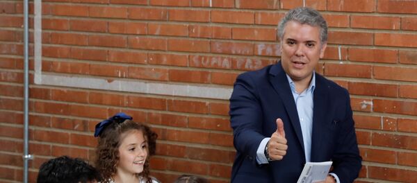Iván Duque, elegido presidente de Colombia Iván Duque, elegido presidente de Colombia - Sputnik Mundo