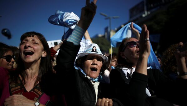 Numerosa manifestación recorre Argentina - Sputnik Mundo