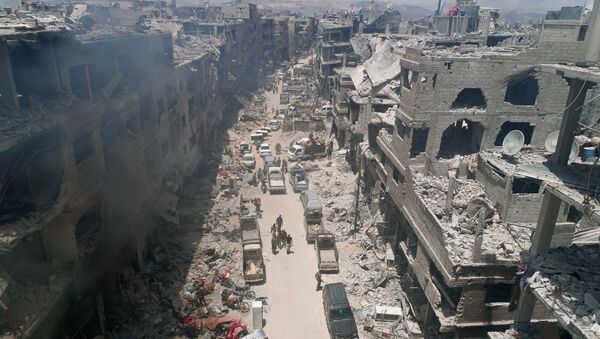 Las ruinas de los edificios en Siria - Sputnik Mundo