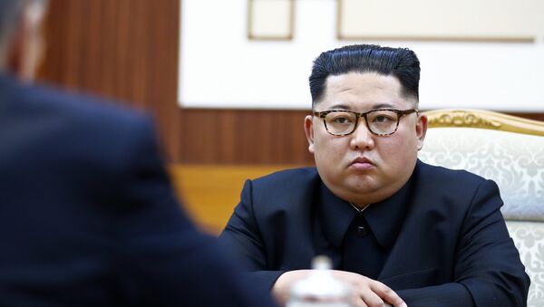 El líder de Corea del Norte, Kim Jong-un (archivo) - Sputnik Mundo