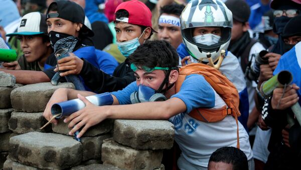Protestas en Nicaragua - Sputnik Mundo