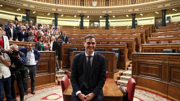 Pedro Sánchez, el nuevo presidente del Gobierno de España - Sputnik Mundo