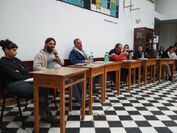Charla Educación en contextos de encierro”, Montevideo, Uruguay Charla Educación en contextos de encierro”, Montevideo, Uruguay - Sputnik Mundo