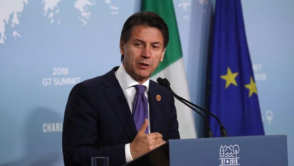 Giuseppe Conte, primer ministro de Italia - Sputnik Mundo