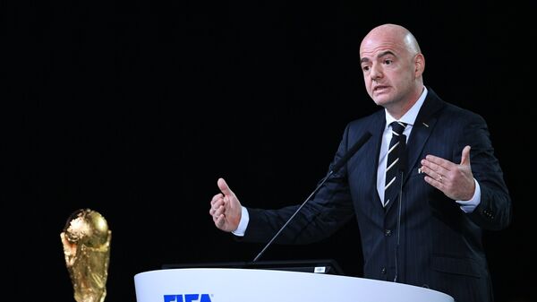Gianni Infantino, el presidente de la FIFA - Sputnik Mundo