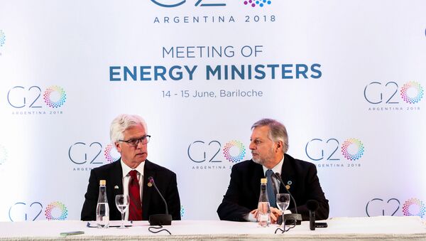 Reunión ministros de energía del G20 en Bariloche, Argentina - Sputnik Mundo