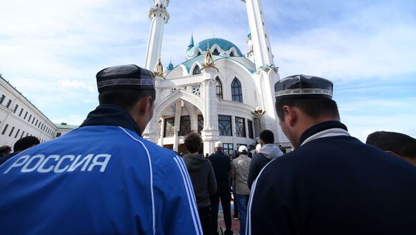 La celebración de la fiesta musulmana del Eid al-Fitr en Rusia - Sputnik Mundo