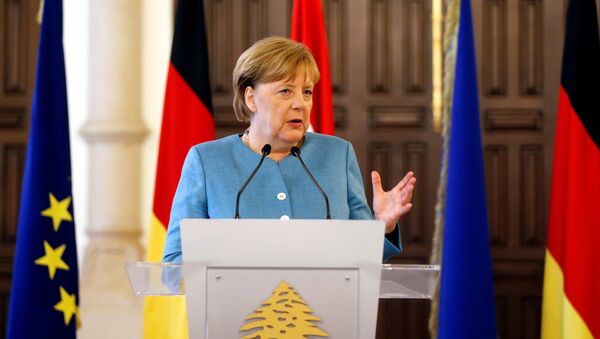 Angela Merkel, canciller de Alemania en Beirut, Líbano - Sputnik Mundo