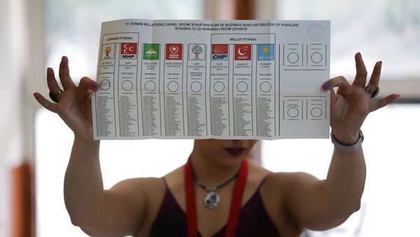 Boletín electoral de las elecciones en Turquía - Sputnik Mundo
