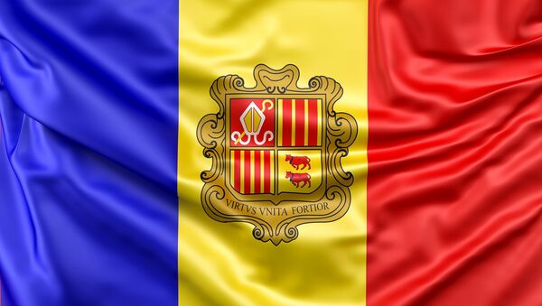 La bandera de Andorra - Sputnik Mundo