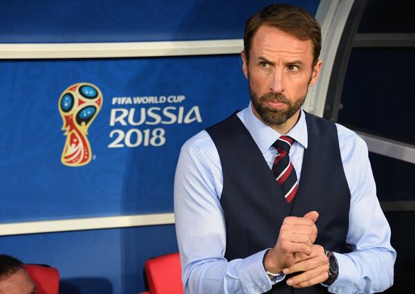 El técnico de Inglaterra, Gareth Southgate El técnico de Inglaterra, Gareth Southgate - Sputnik Mundo