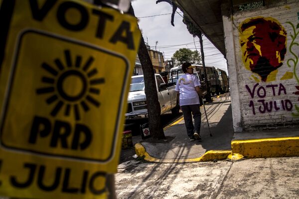 Las calles mexicanas durante la campaña electoral de 2018 - Sputnik Mundo