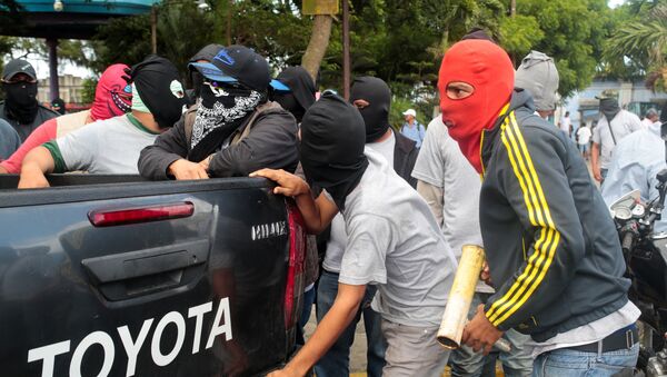 Violencia en Diriamba, Nicaragua - Sputnik Mundo