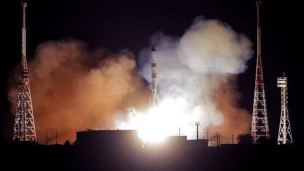 El lanzamiento del cohete Soyuz-2.1A, con carguero Progress MS-09 - Sputnik Mundo